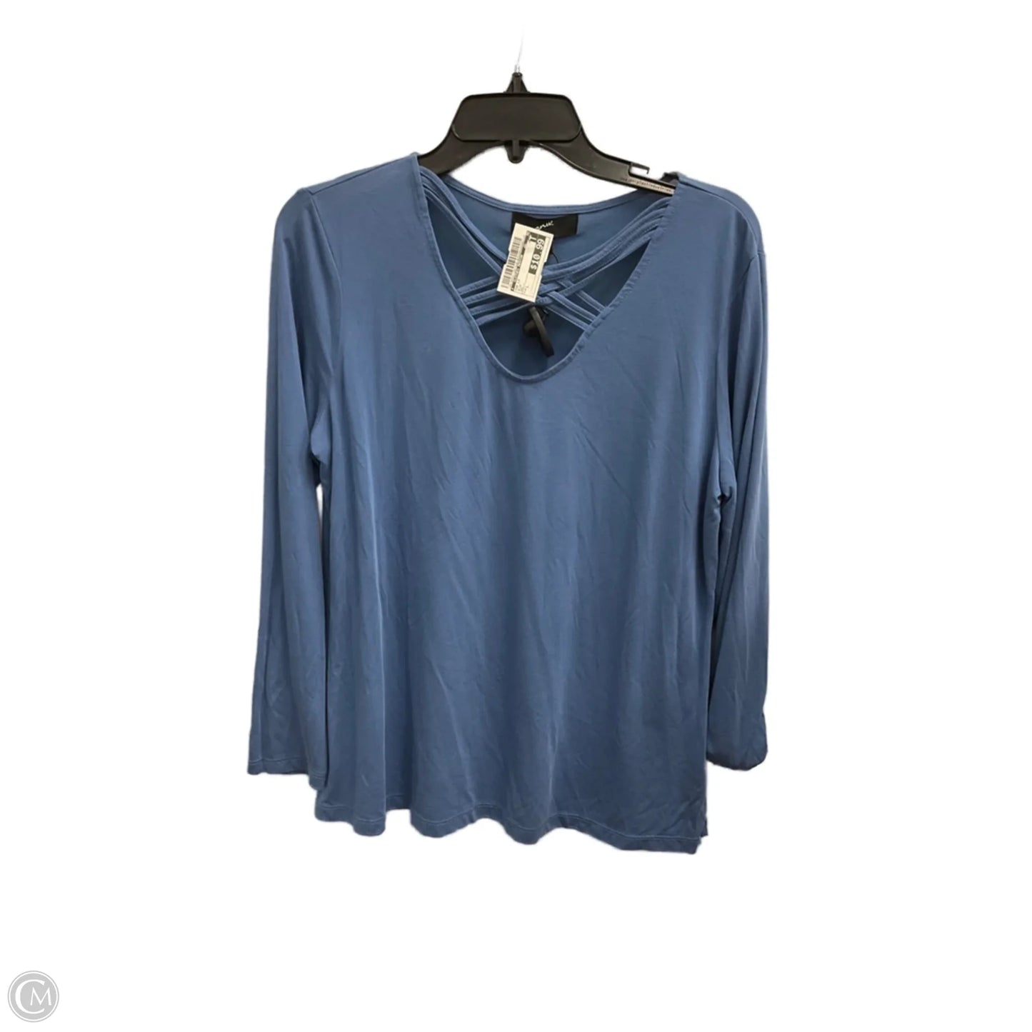 Top Long Sleeve By Clothes Mentor In Blue, Size: L