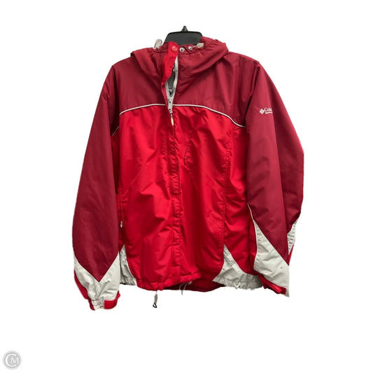 Coat Puffer & Quilted By Columbia In Red, Size: L