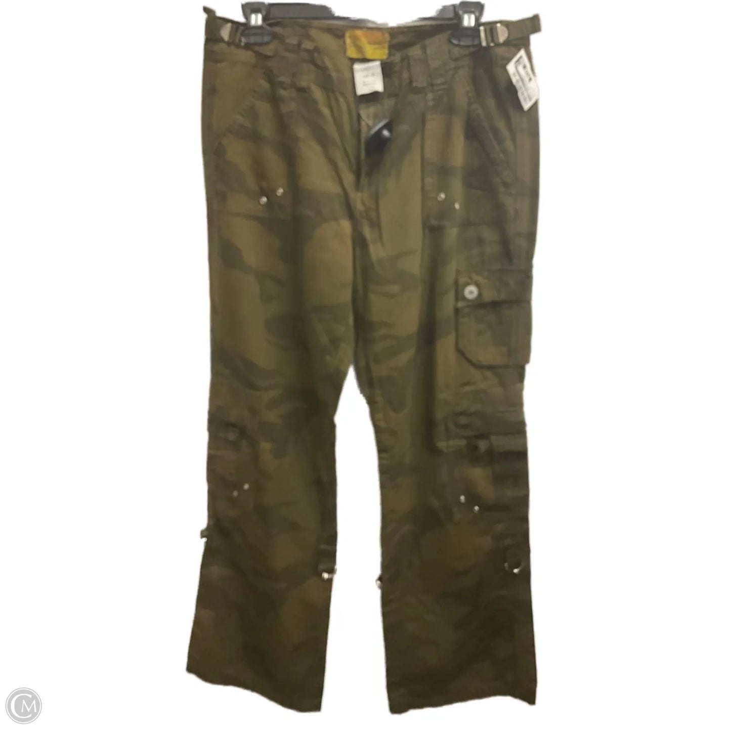 Pants Cargo & Utility By Z Cavaricci In Camouflage Print, Size: 8
