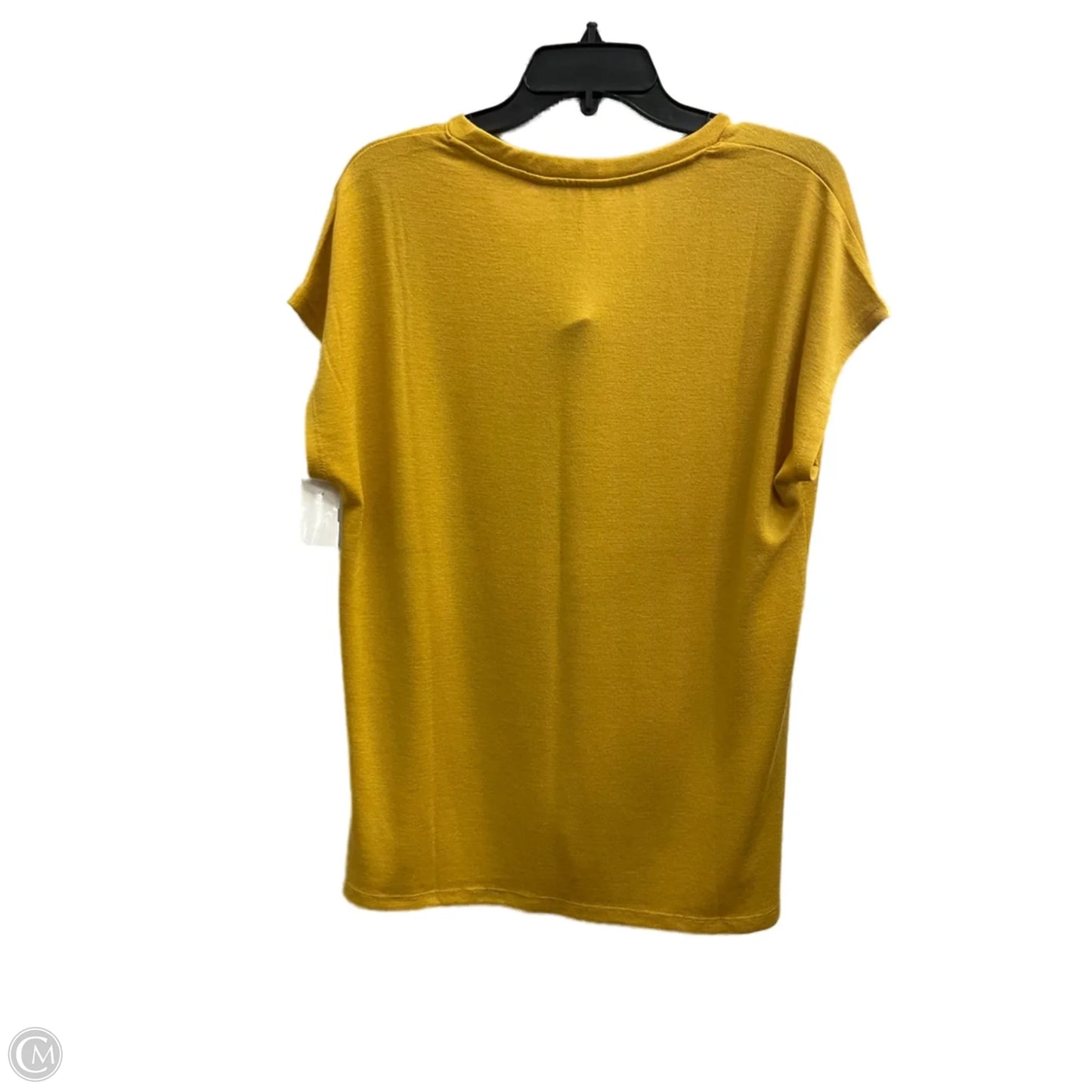 Top Sleeveless By Orvis In Yellow, Size: M