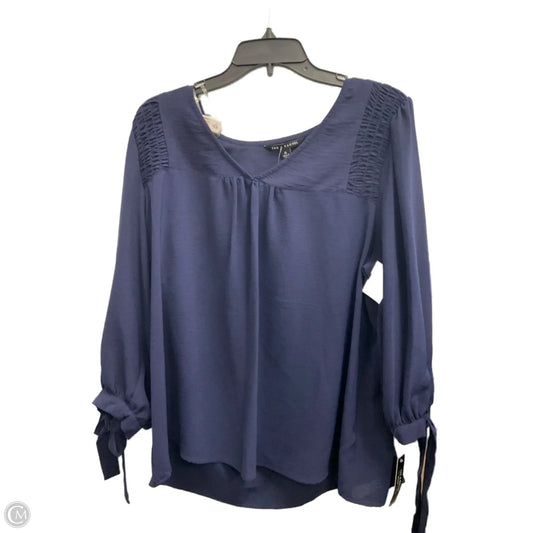 Top 3/4 Sleeve By Zac And Rachel In Blue, Size: Xl