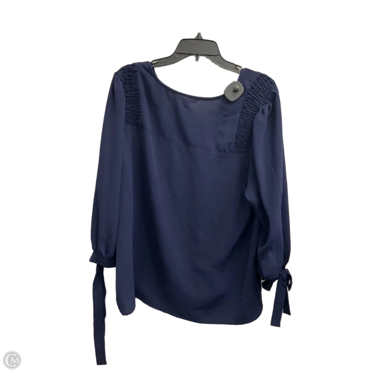 Top 3/4 Sleeve By Zac And Rachel In Blue, Size: Xl