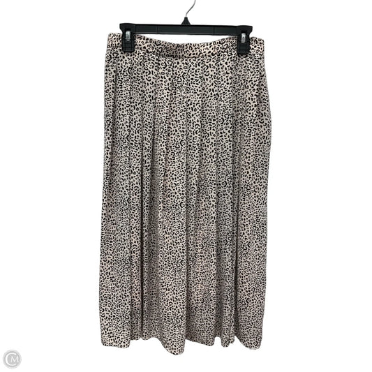 Skirt Maxi By Who What Wear In Animal Print, Size: 8