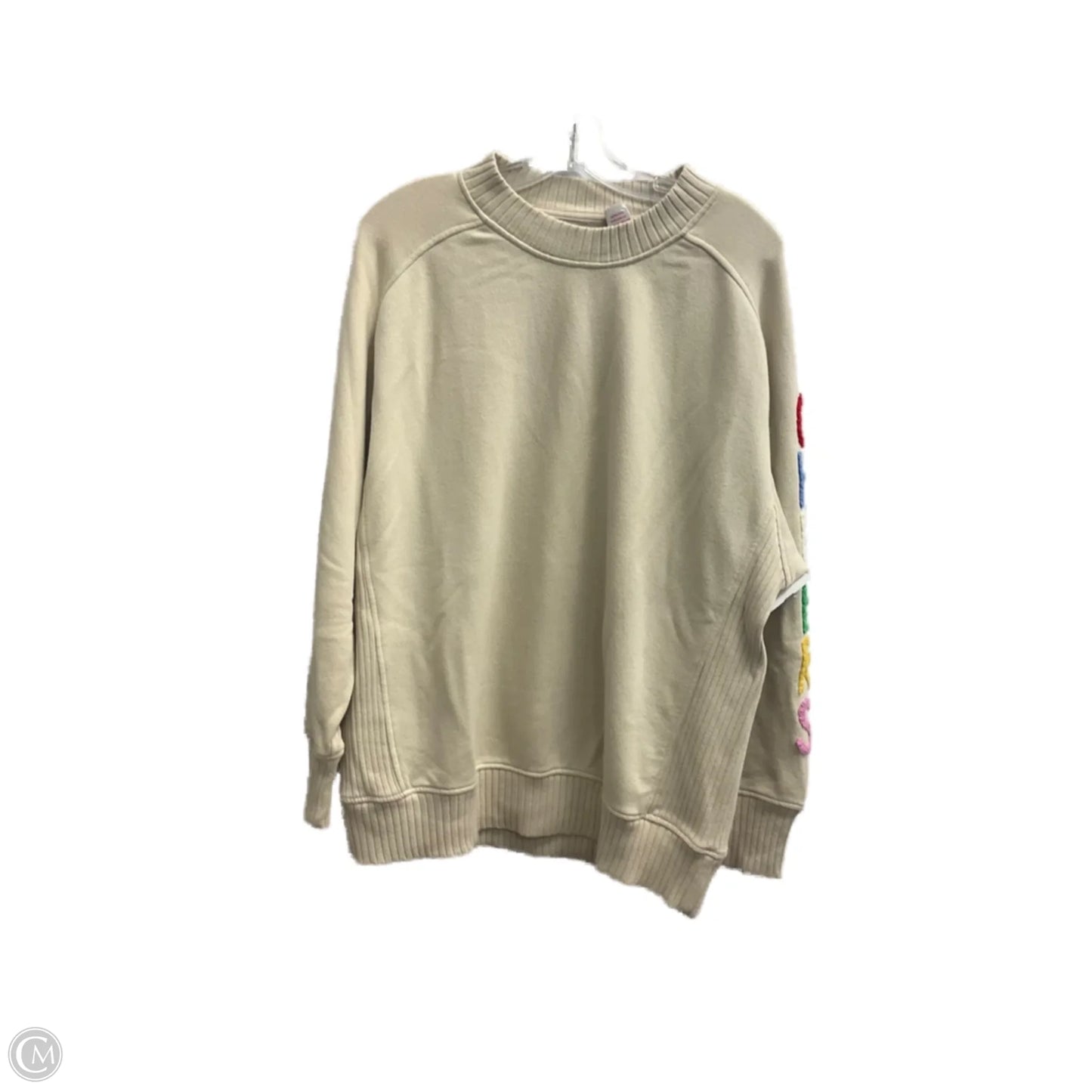 Sweatshirt Collar By Aerie In Cream, Size: Xs