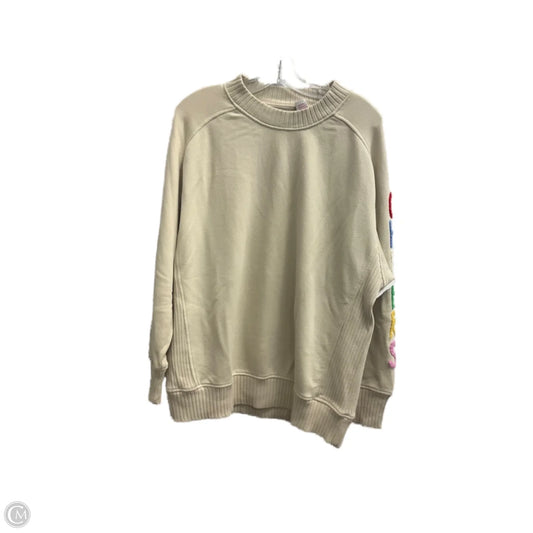 Sweatshirt Collar By Aerie In Cream, Size: Xs