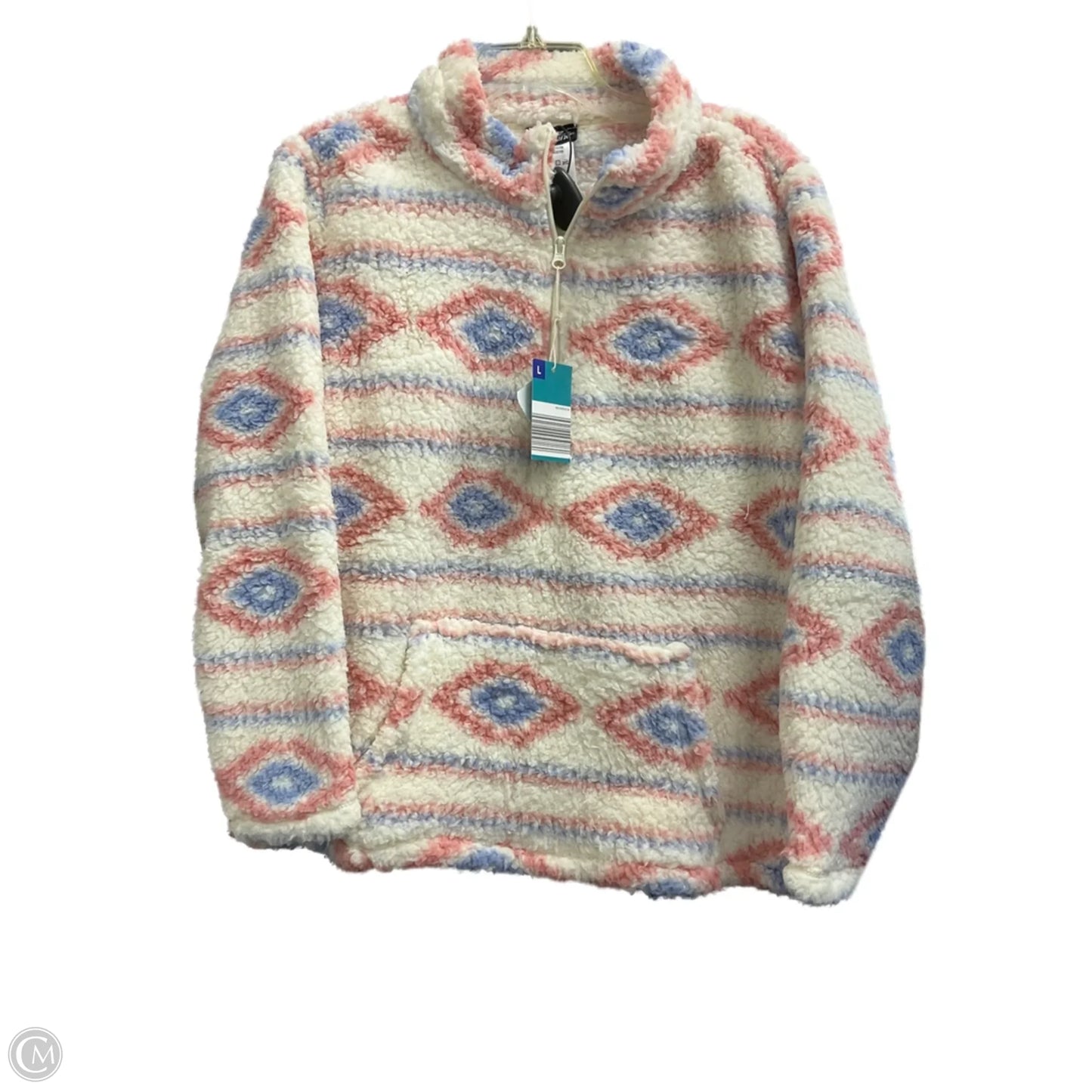 Sweatshirt Collar By Clothes Mentor In Multi-colored, Size: L