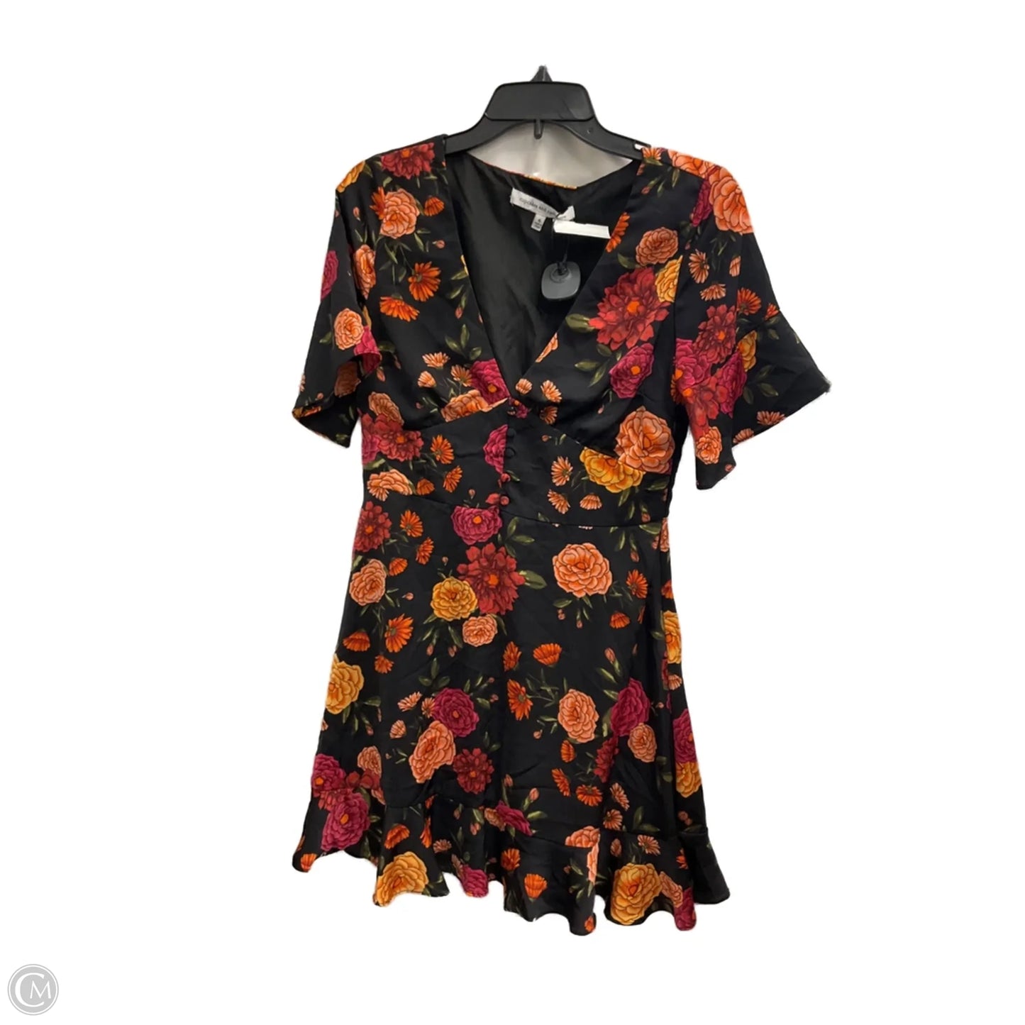 Dress Casual Midi By Cupcakes And Cashmere In Floral Print, Size: 6