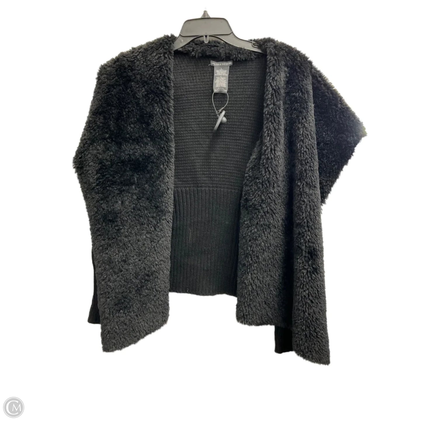 Cardigan By Chelsea And Theodore In Black, Size: L
