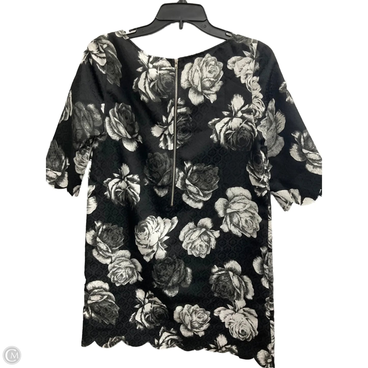 Dress Casual Midi By Tobi In Black & White, Size: M