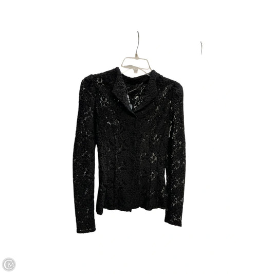 Top Long Sleeve By Elie Tahari In Black, Size: 0