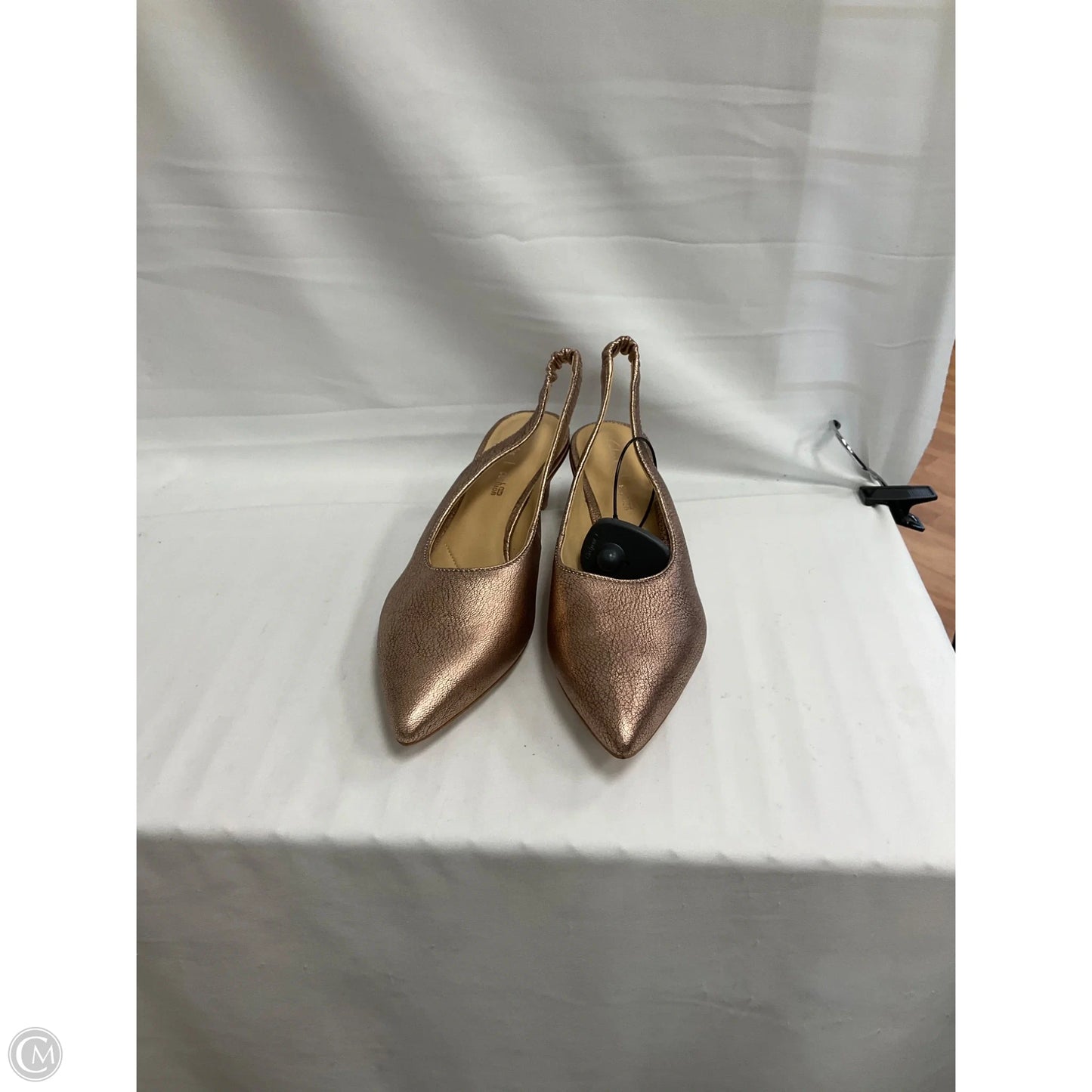 Shoes Heels Kitten By Clarks In Bronze, Size: 8.5