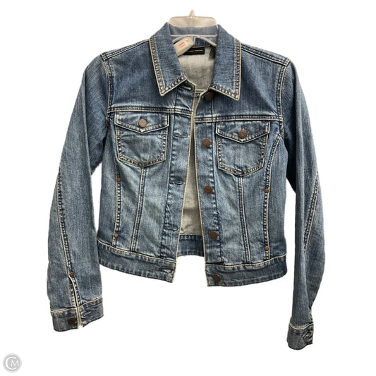 Jacket Denim By New York And Co In Blue Denim, Size: Xs