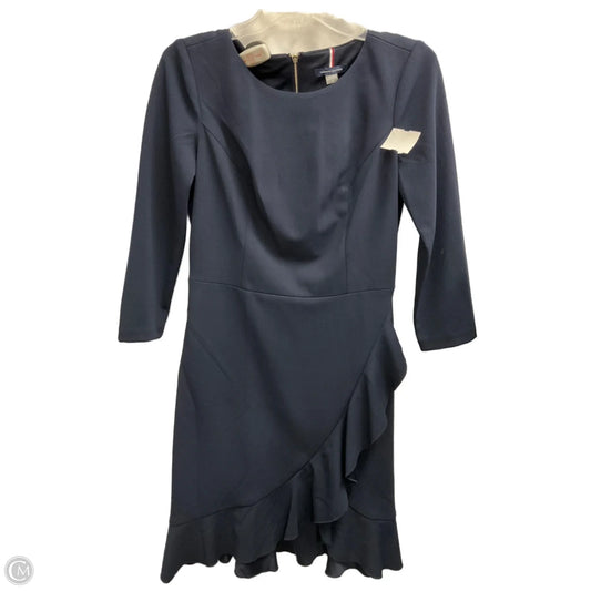 Dress Casual Midi By Tommy Hilfiger In Blue, Size: 4