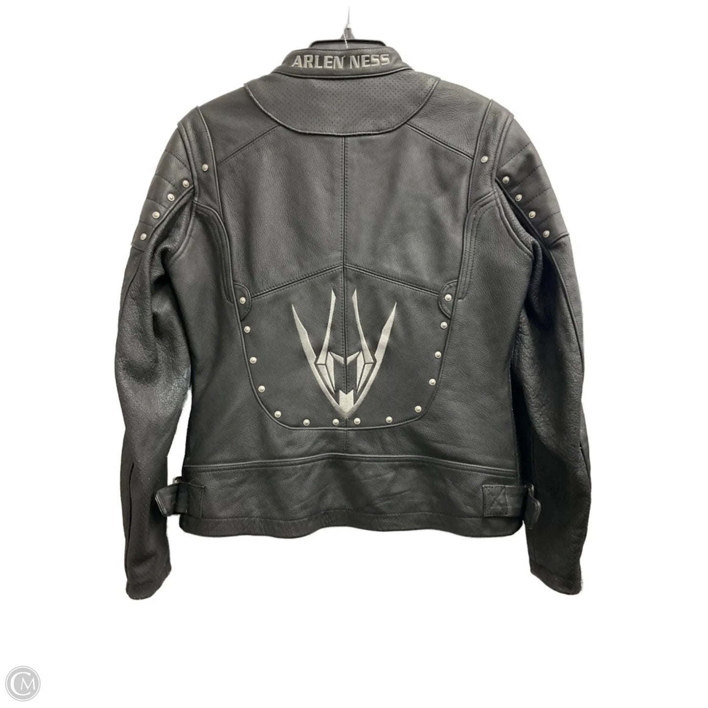 Jacket Leather By Cmb In Black, Size: S