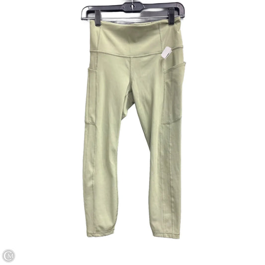Athletic Leggings Capris By Lululemon In Green, Size: S