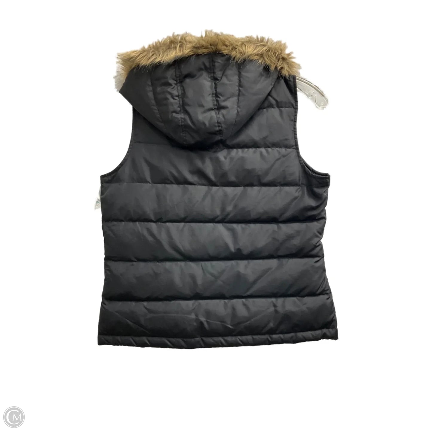 Vest Puffer & Quilted By Talbots In Black, Size: 8
