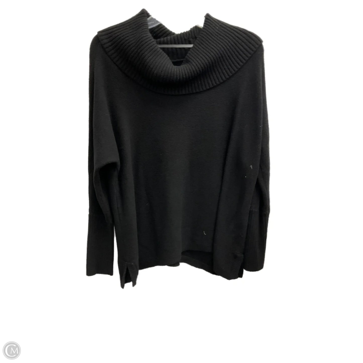 Sweater By Chicos In Black, Size: L