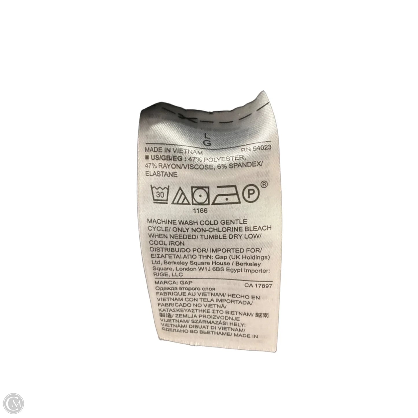 Romper By Gap In Black, Size: L