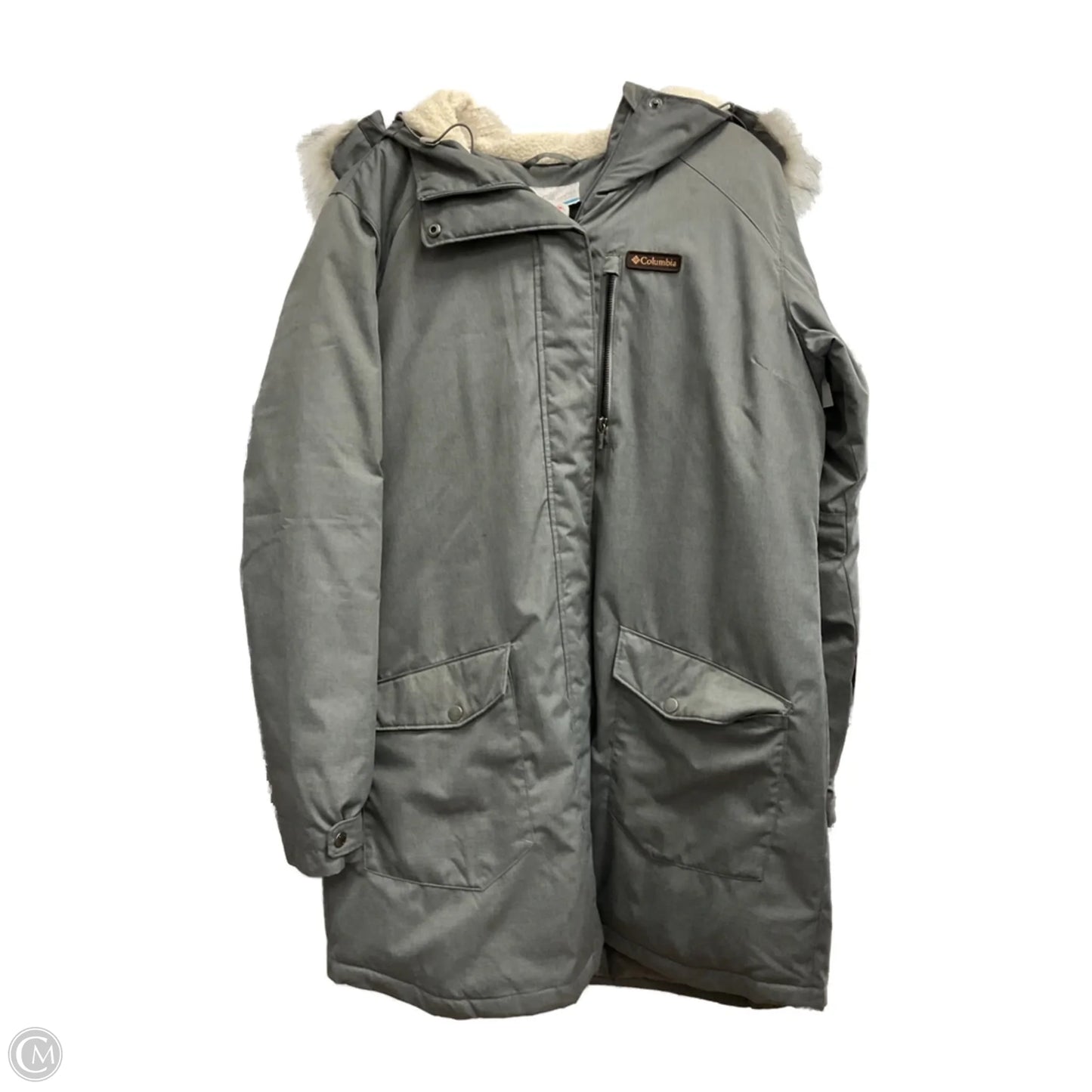 Coat Puffer & Quilted By Columbia In Grey, Size: Xl