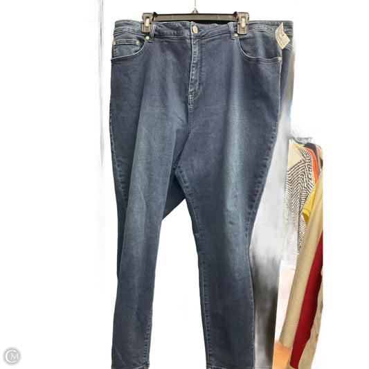 Jeans Straight By Eloquii In Blue Denim, Size: 22