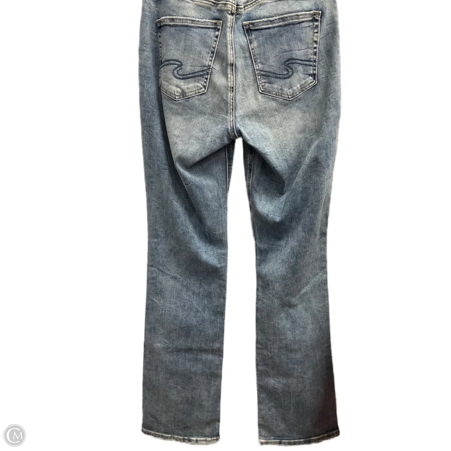 Jeans Straight By Silver In Blue Denim, Size: 8