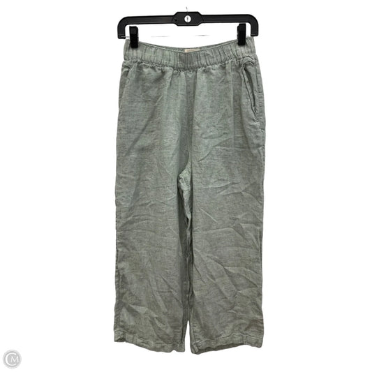Pants Linen By Cynthia Rowley In Green, Size: S