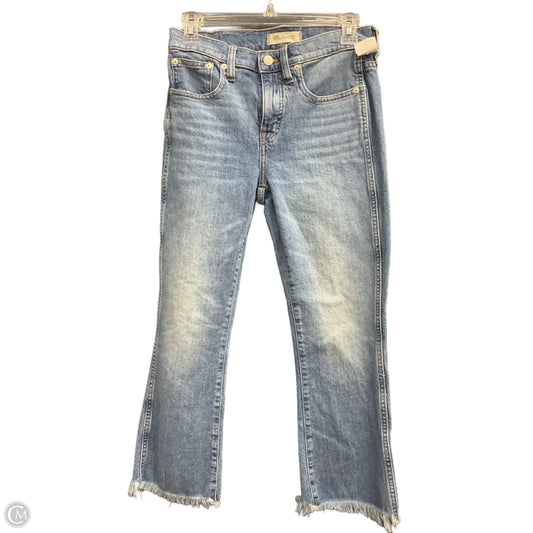 Jeans Boot Cut By Madewell In Blue Denim, Size: 2