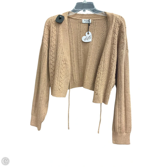 Cardigan By Clothes Mentor In Brown, Size: L