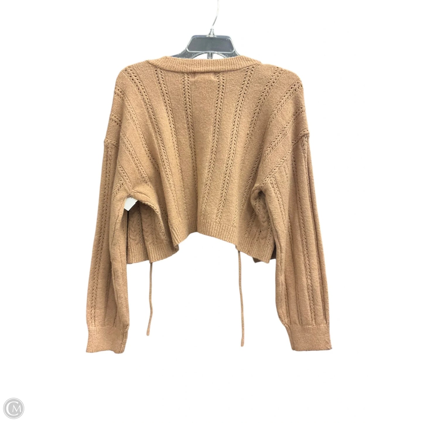 Cardigan By Clothes Mentor In Brown, Size: L