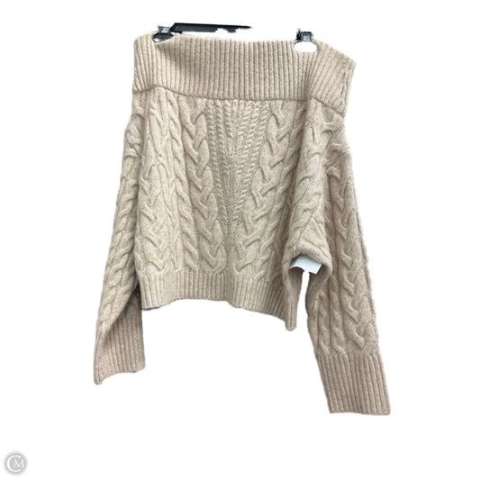 Sweater By Express In Tan, Size: S