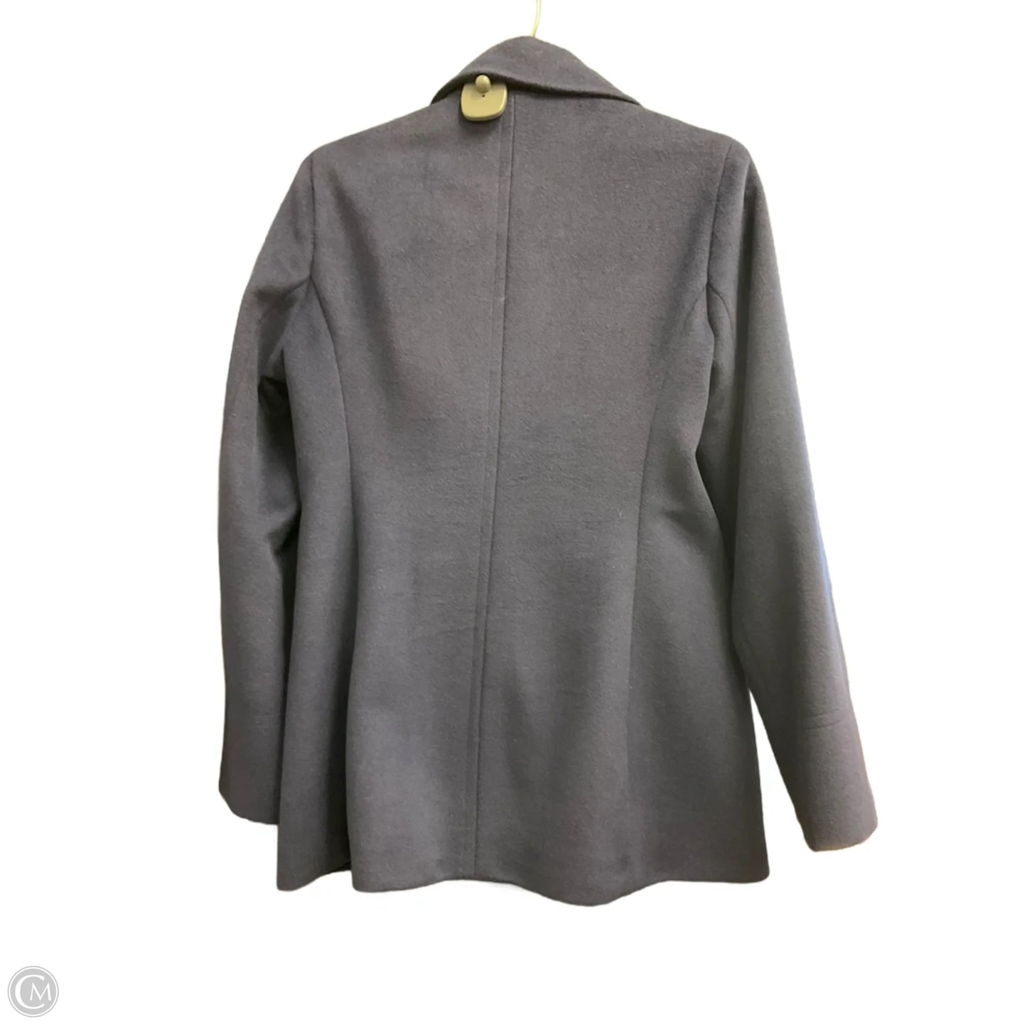 Coat Peacoat By Calvin Klein In Blue, Size: 4
