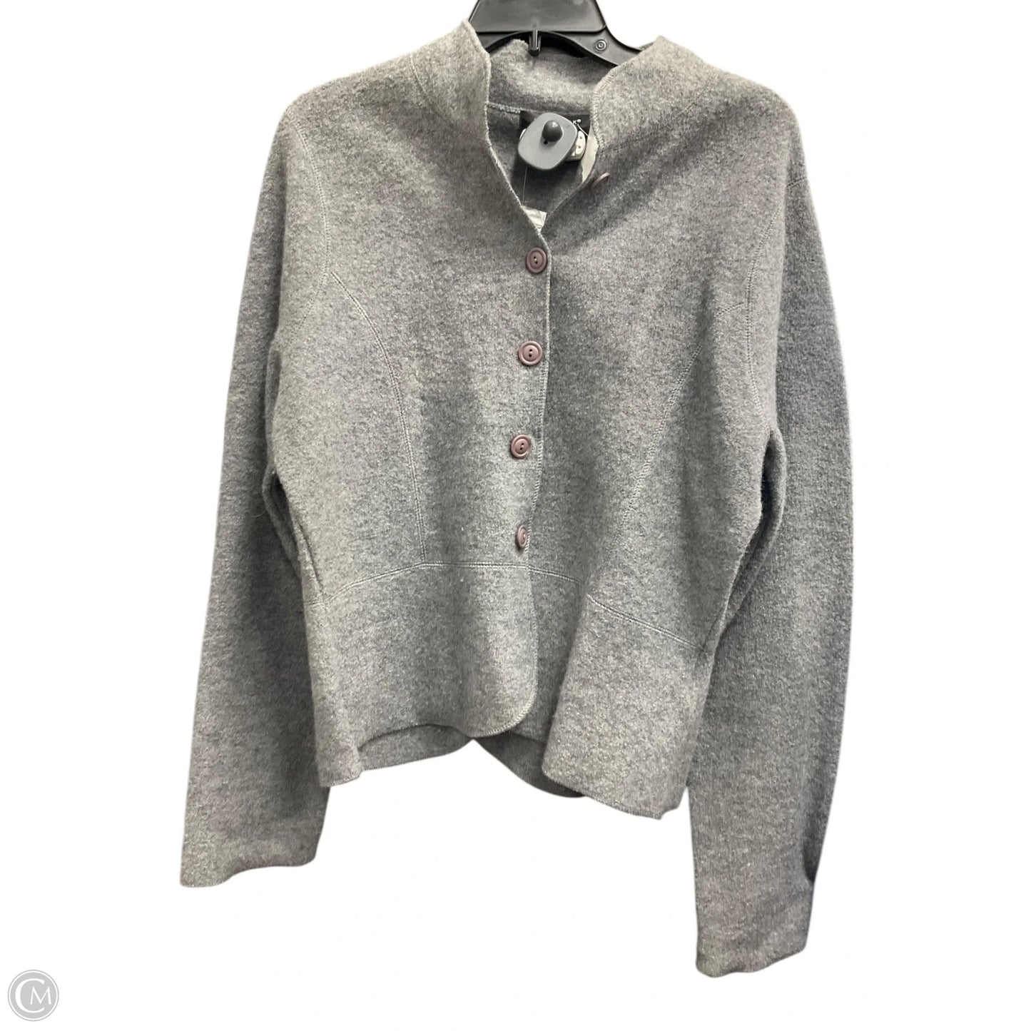 Cardigan By August Silk In Grey, Size: L