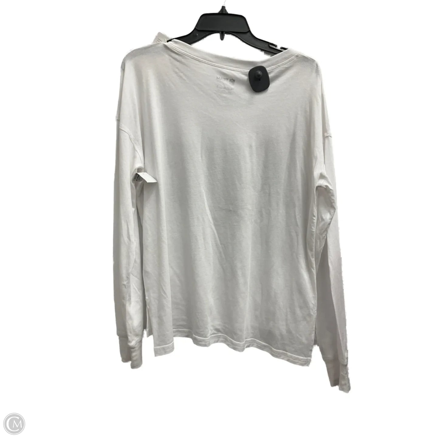 Top Long Sleeve Basic By Nfl In White, Size: L