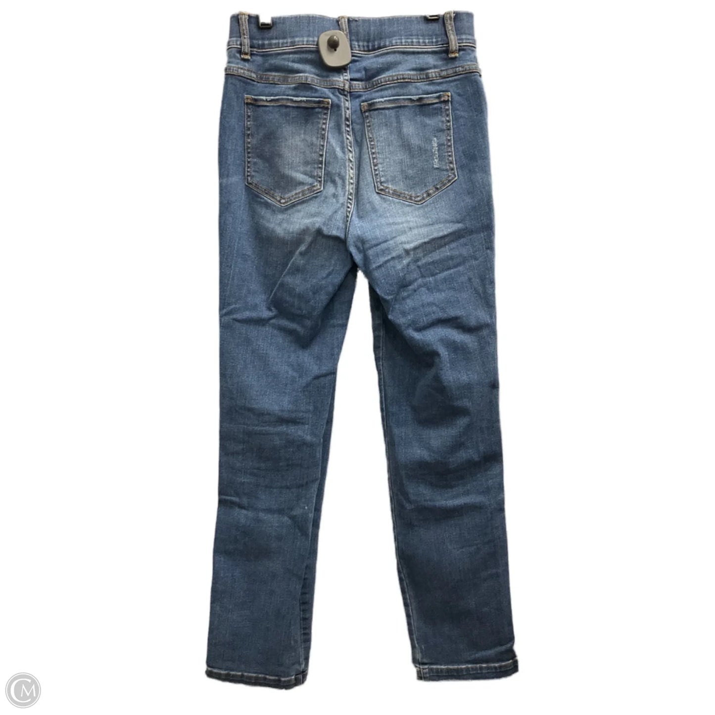 Jeans Skinny By Spanx In Blue Denim, Size: Sp