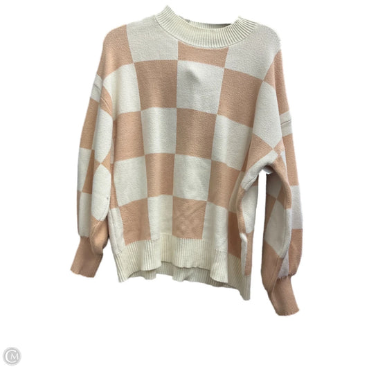 Sweater By Zesica In Checkered Pattern, Size: Xl