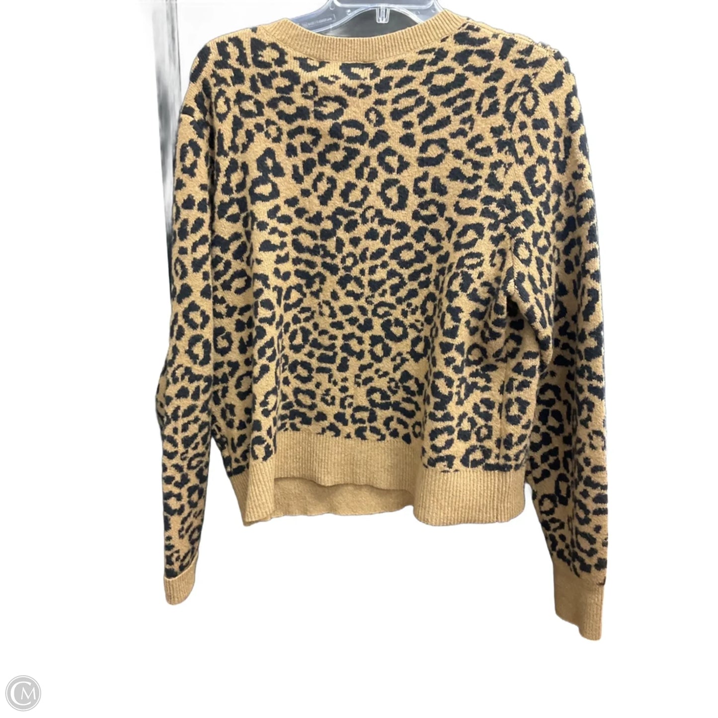 Cardigan By Old Navy In Animal Print, Size: Xl