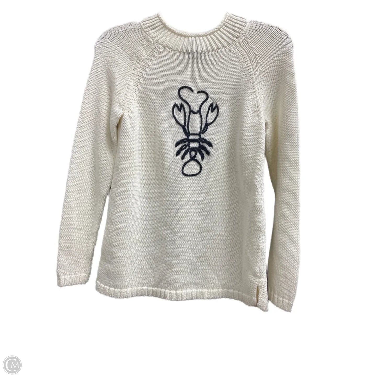 Sweater By Talbots In White, Size: Sp