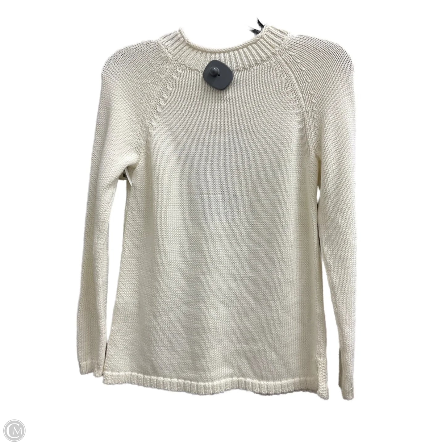 Sweater By Talbots In White, Size: Sp