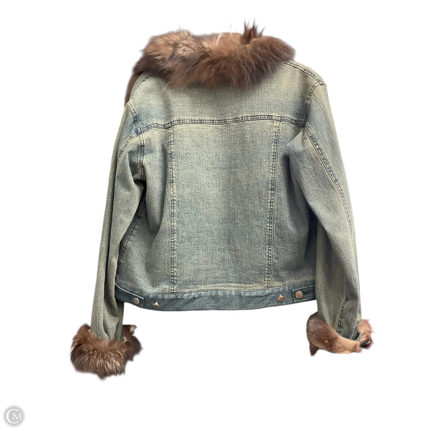 Jacket Denim By Cmb In Blue Denim, Size: S