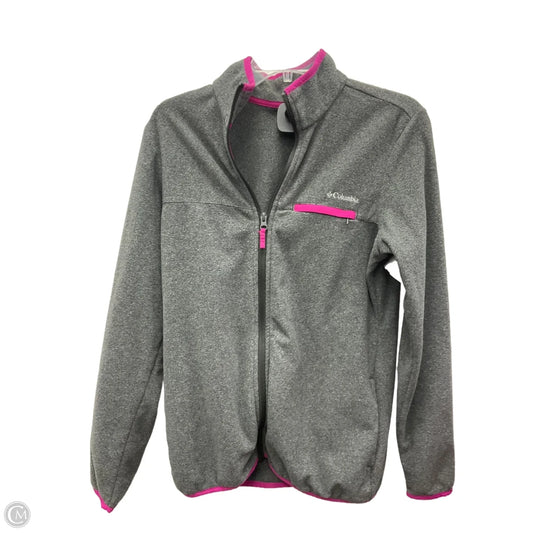 Athletic Jacket By Columbia In Grey, Size: M