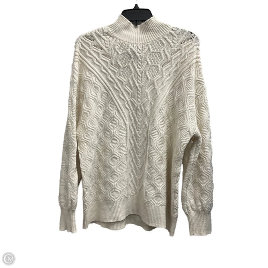 Sweater By Talbots In Cream, Size: Xl