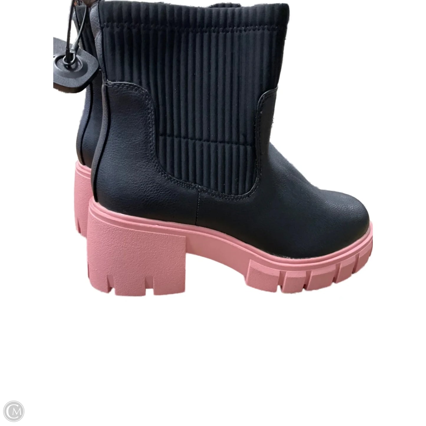 Boots Combat By Torrid In Black & Pink, Size: 8