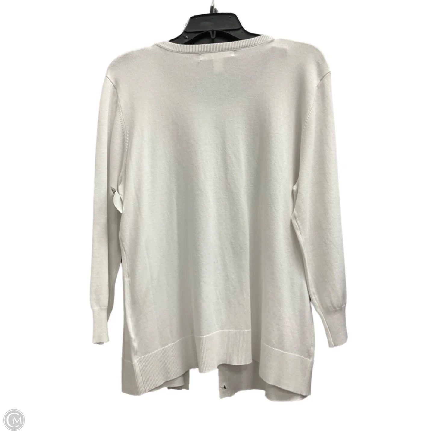 Cardigan By Emaline In White, Size: L