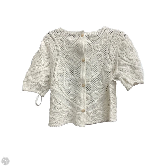 Top Short Sleeve By White House Black Market In White, Size: M
