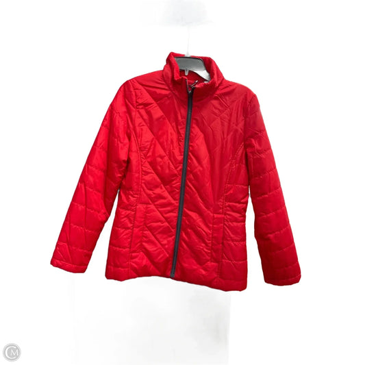 Coat Puffer & Quilted By Tommy Hilfiger In Red, Size: S