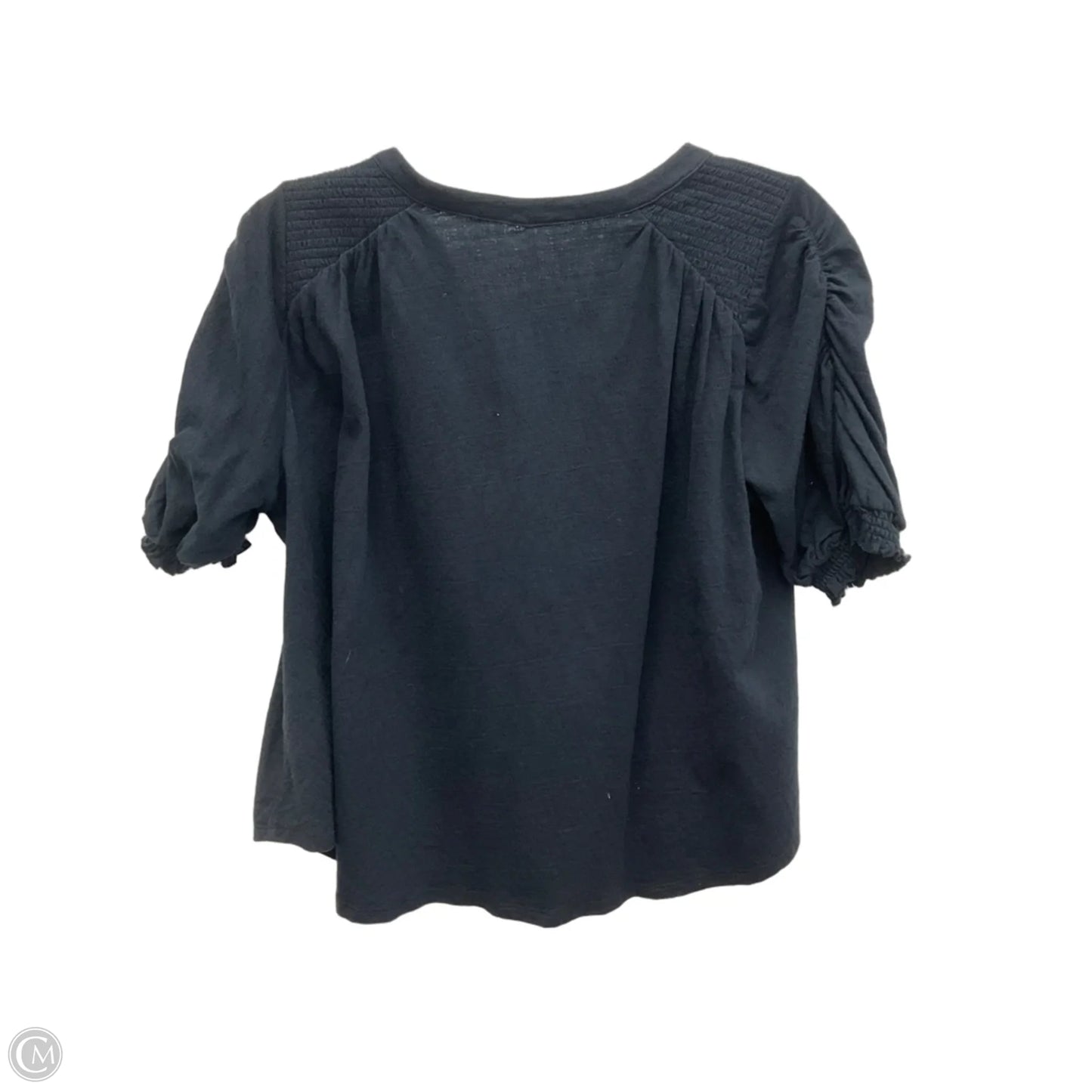 Top Short Sleeve By Free People In Black, Size: Xs