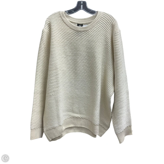 Sweater By H&m In Cream, Size: Xl