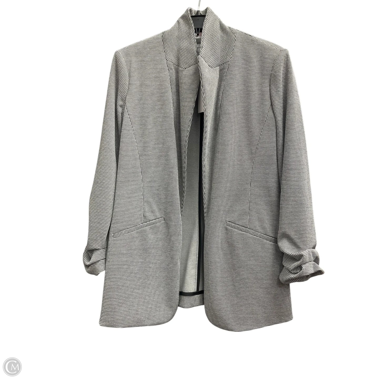 Blazer By Nine West In Checkered Pattern, Size: S