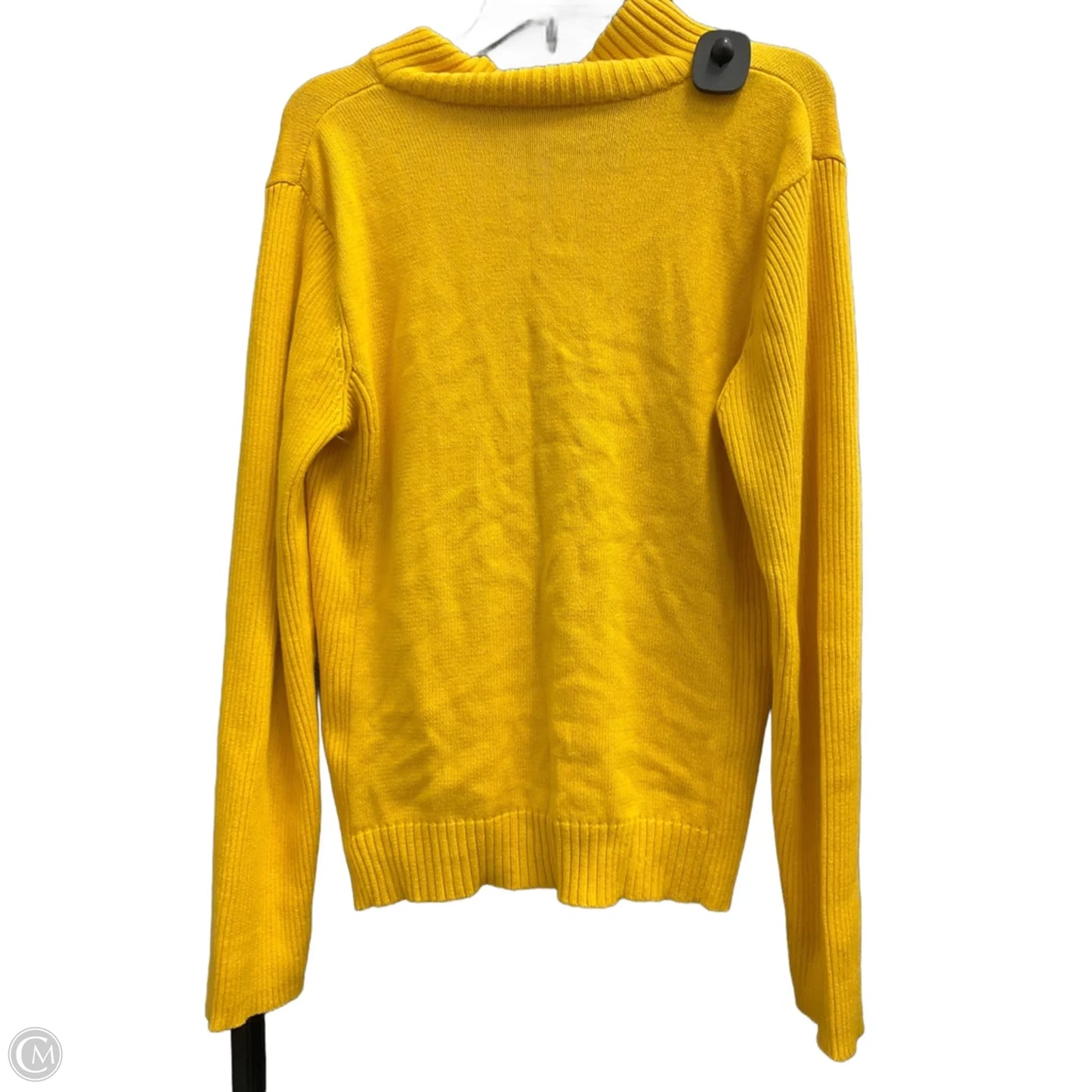 Cardigan By Lauren By Ralph Lauren In Yellow, Size: Xl