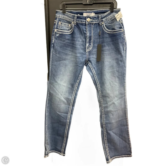 Jeans Boot Cut By Clothes Mentor In Blue Denim, Size: 12